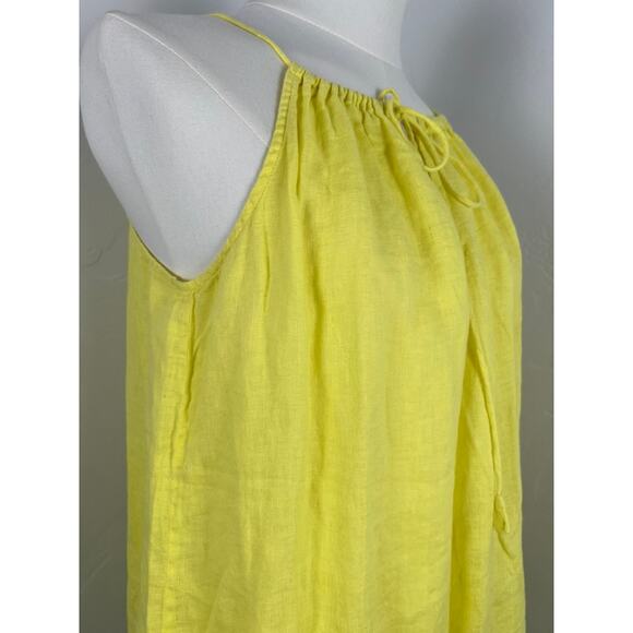 J. CREW Yellow Linen Sundress (Womens Size: Medium) - Picture 4 of 11